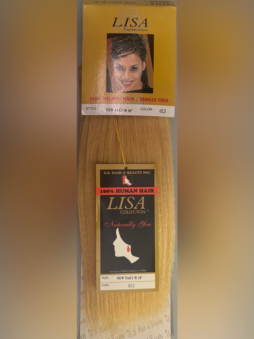 Lisa collection. 100% human hair. New yaky.
